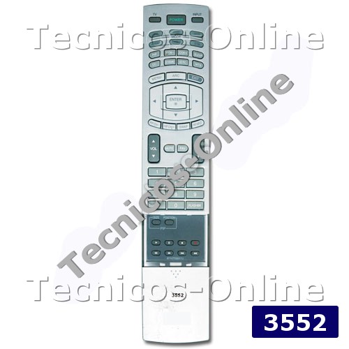 3552 Control Remoto TV LCD LG