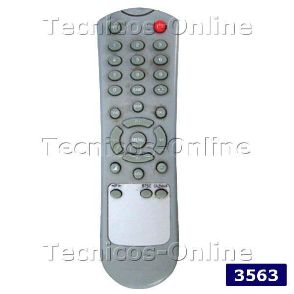 3563 Control Remoto TV GRUNDIG