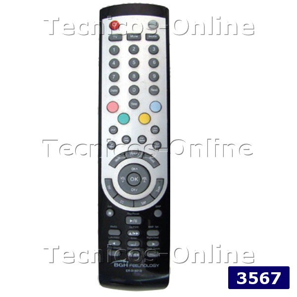 3567 Control Remoto LCD ER-31951B BGH TELEFUNKEN