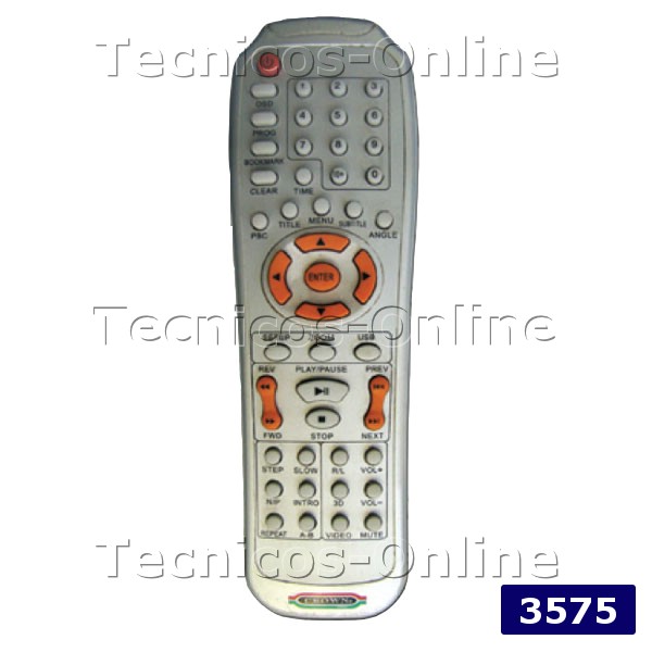 3575 control Remoto DVD CROWN