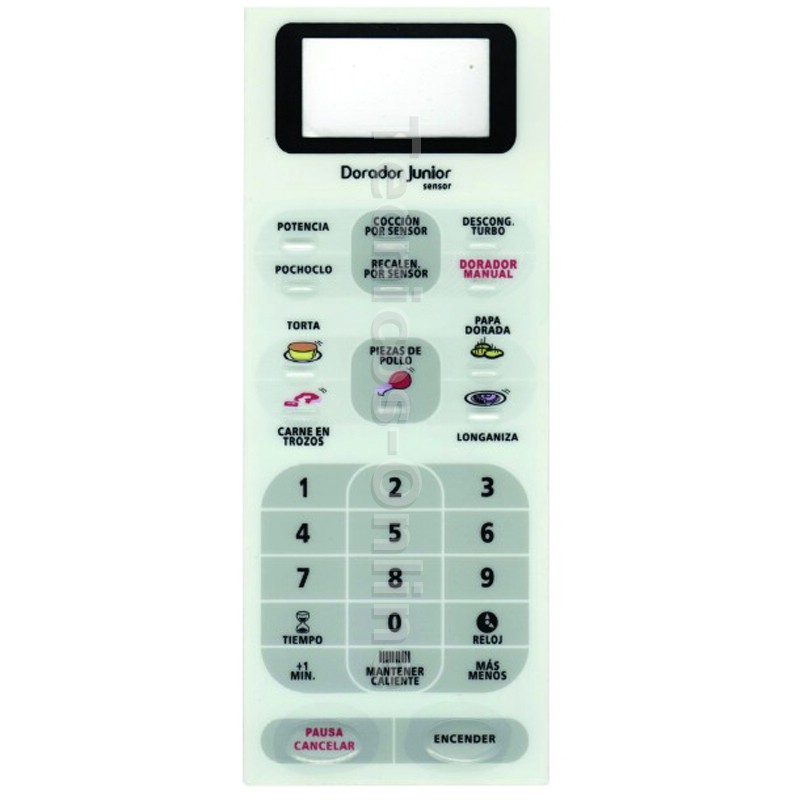 3601Membrana Frente de Microondas  PANSONIC NNG55AR