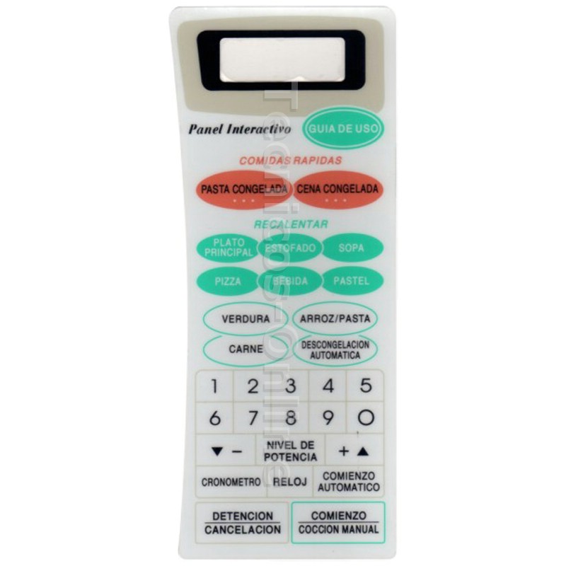 3608 Membrana-Frente de Microondas MD226 SHARP FA821