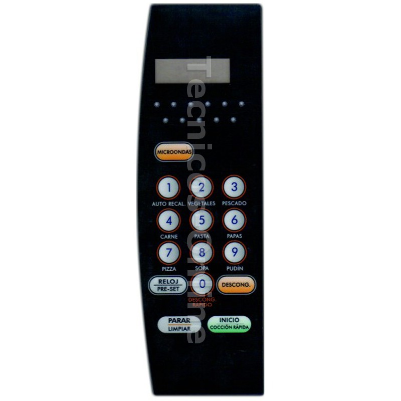 3613 Membrana Frente de Microondas MD231 WESTINHOUSE WLZA 173D1D