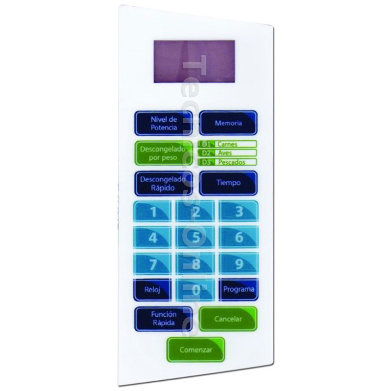 3619 Membrana Frente de Microondas MD237 HITPLUS CM201D