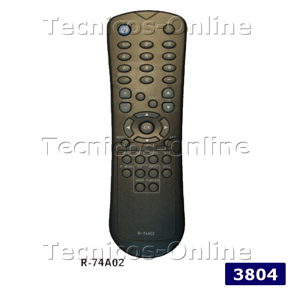3804 Control Remoto LCD DAEWOO R-74A02