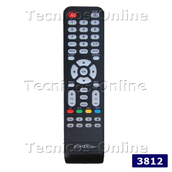 3812 Control Remoto LCD ADMIRAL