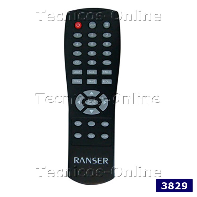 3829 Control Remoto TV RANSER