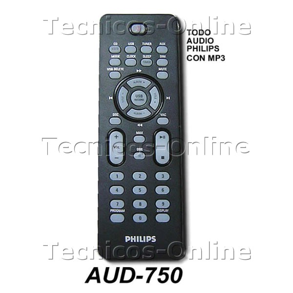 AUD-750 Control Remoto Audio PHILIPS