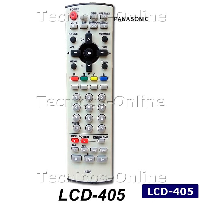 LCD-405 Control Remoto LCD PANASONIC