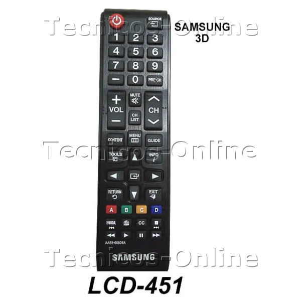 LCD-451 Control Remoto TV LCD SAMSUNG AA59-00604A  AA59-00605A